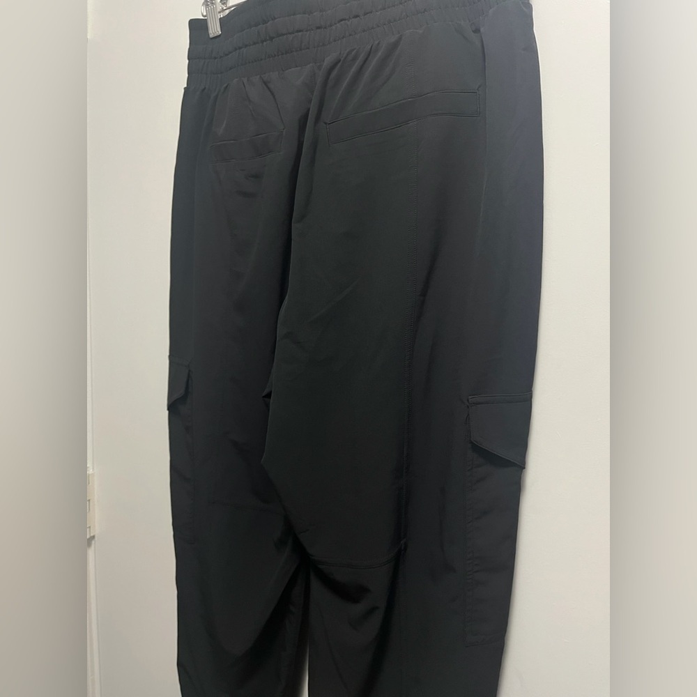 Spanx Cargo Black Joggers Womens Size Large - Picture 4 of 8